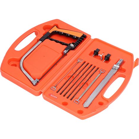 Scie à main en acier allié, kit multifonction universel pour bois et chantier, lot de lames de sciage robustes (1/5)