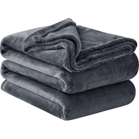 Kuscheldecke Fleecedecke 230x270 Anthrazit 230 x 270 cm Anthrazit (1/5)