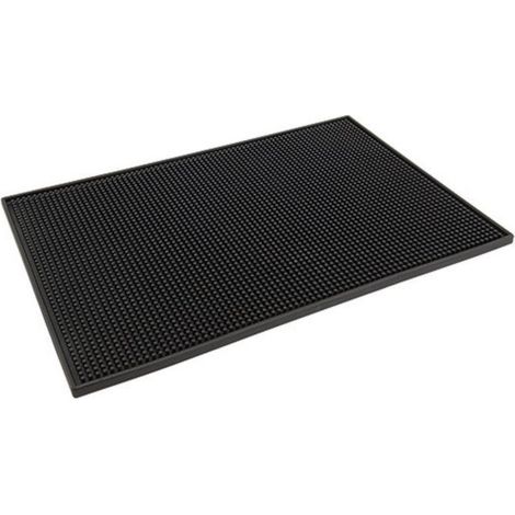 Salvinelli Tappetino gomma morbida nero 15x30 cm