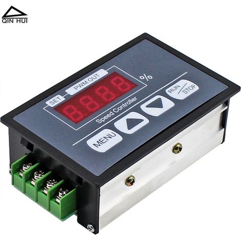 Contrôleur de vitesse pour moteur CC à balais 12 V/36 V haute puissance, réglable par modulation de largeur d'impulsion (PWM), avec démarrage et arrêt progressifs, 20 A