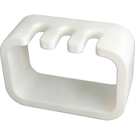 Support mural pour brosse à dents de salle de bain avec 3 emplacements pour têtes de brosse à dents électriques, favorisant un séchage et un drainage rapides, multicolore (1/5)