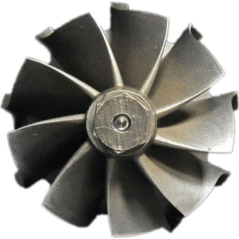 Rotor de alto caudal con rueda de eje turbo de 9 álabes K04 42/46 F09-0202 (1/3)