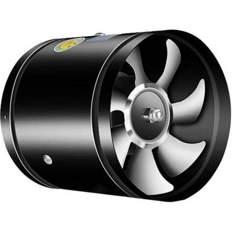 150mm Ventilateur D'extraction, 140 m³/h de Conduit Ventilateur Industriel en Métal d'air Mural pour Salle de bain, Sous-sol, Garage, Tente de Culture (1/5)