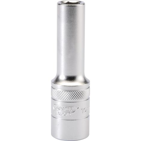 Draper 1/2 Inch Square Drive 6-Point Metric Deep Socket - 10mm (1/5)