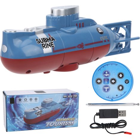 Mini Sous‑Marin Télécommandé pour Aquarium, Décoration de Bassin à Poissons Jouet (1/5)
