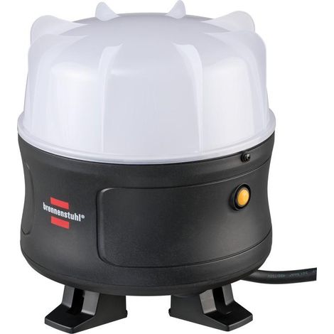 Brennenstuhl – Projecteur de chantier LED mobile 360° – 5400 lm – IP54 – Câble H07RN-F 5m – Résistant aux chocs IK08