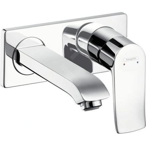 Mélangeur EH-WT METRIS LowFlow DN 15 UP avec bec de 165 mm en chrome (1/5)