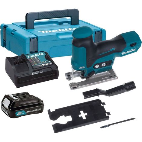 Makita JV102D 12v Brushless Cordless CXT Barrel Grip Jigsaw Lithium 1 x 2ah (1/5)