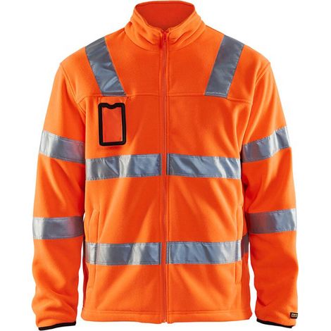 Giacca da lavoro in pile ad alta visibilità 4833 - Arancione fluorescente XS (1/4)