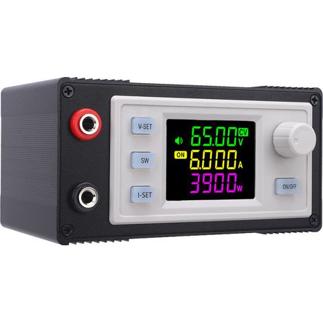 Stabilisateur de tension variable DC12-72V vers 0-65V convertisseur bloc d'alimentation numérique module à courant constant 0-6A 390W (1/5)