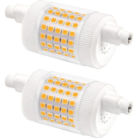 Ampoule LED 78mm Dimmable 15W Blanc Froid 6000K,1500LM, AC 230V, Equivalent Crayon Halogène R7S 120W 100W,J78 LED Linéaire pour Plafonnier Projecteu (1/5)