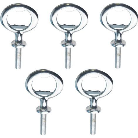 Flaschenöffner aus Metall, roher Edelstahl, flache Flaschenöffnereinsätze, Flaschenöffnerschrauben, silberfarben (1/5)