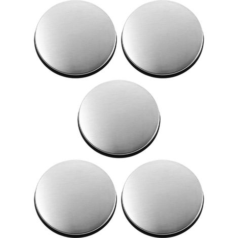 5 Pièces Bouchon de Trou Évier Inox Cache (1/5)