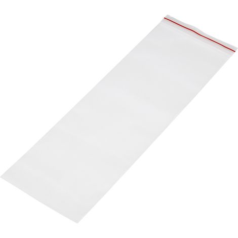 Sachet à fermeture pression sans bande d'inscription (l x H) 120 mm x 170 mm transparent Polyéthylèn