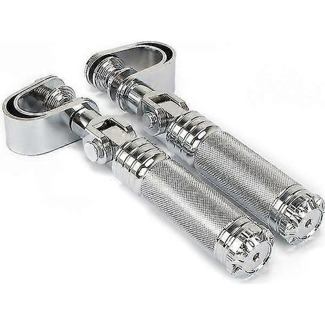 1" 1,25" Motorrad-Sturzbügel-Klemmhalterung Motorschutz Fußrasten Fußstützen für Harley Sportster Softail und Honda GL1500--C (1/5)