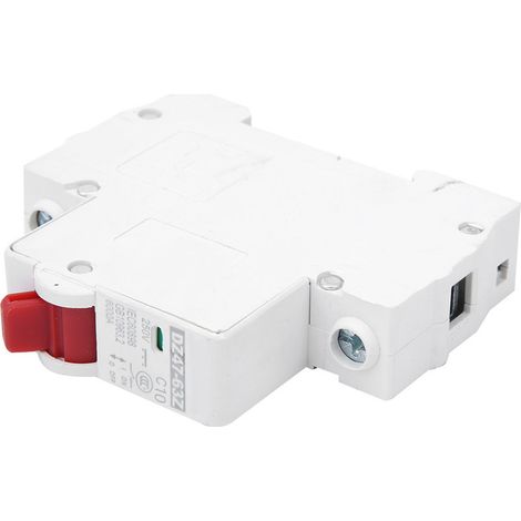 12 Stück DZ47-63Z DC250V 1P MCB-Leistungsschalter, Luftschalter, Schutzschaltung für Photovoltaik, 10 A (1/5)