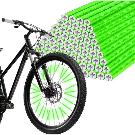 48 ou 96 Réflecteur de rayon, Tube ABS, Diamètre 1,9-2,4 mm, Visibilité 360°, Pour VTT vélo de route (1/5)