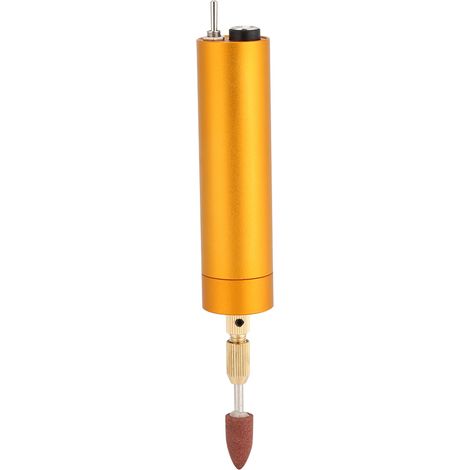 USB-Mini-Elektrobohrmaschine, DIY-Schleif-, Polier- und Graviermaschinen-Set, Gold (1/5)