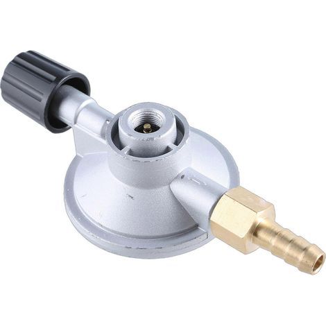 Régulateur de pression 50/37 mbar à débit réglable, adaptateur pour bouteilles de propane basse pression et barbecue de camping 50 (1/5)