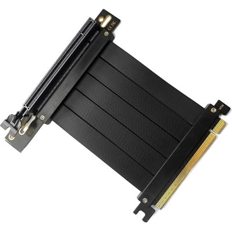 Cable D'Extension de Carte Graphique PCI-E 4.0 16 X Pleine Vitesse, Adaptateur de Carte, Port D'Extension, Cable de 15 cm à 90 DegréS