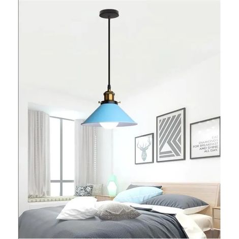 Lustre Industrielle,Lampe Suspension Moderne Vintage en Métal Style Nordique pour Salon Chambre (1/4)