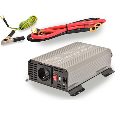 EM - Convertisseur DC/AC 12/230V 700W pur-sinus PSW - Sortie cosses oeillets