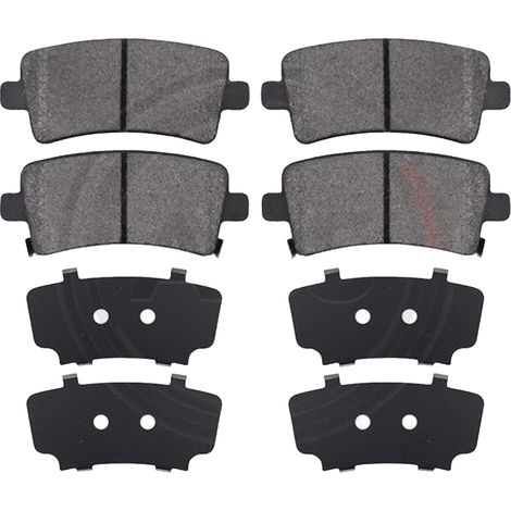 KIT PASTIGLIE FRENO POSTERIORI compatibile con OPEL INSIGNIA A (G09) / PASTIGLIE FRENANTI AUTO OEM P 59 059, / SOSTITUZIONE DIRETTA / BASSA POLVERE / SILENZIOSO
