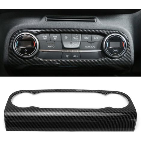 Cache décoratif pour interrupteur de climatisation Ford Focus 2019-2021 en fibre de carbone texturée (Modification automobile) (1/5)