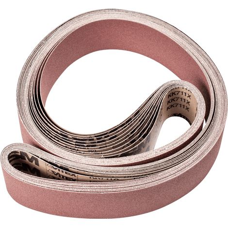 PFERD TOOLS Korund Schleifband BA 75x2500mm A80 für universelle Anwendung mit Bandschleifer 10 Stk (1/5)