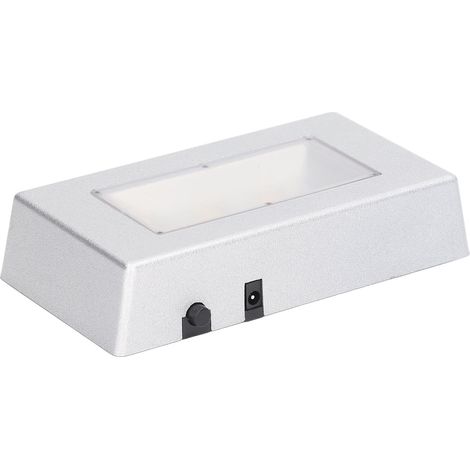 LED display base with multi-mode lighting, USB and battery powered light stand for jewelry, crystals, and artwork decoration (1/5)