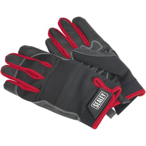 Sealey Premier Light Palm Tactouch Mechanic's Gloves (10) - Extra-Large Pair MG798XL (1/2)