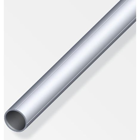 tubo tondo 19.5x1.5 alluminio naturale - 1 metro.