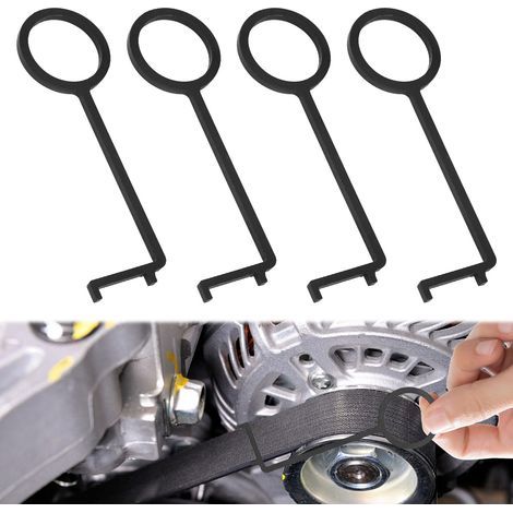 4PCS Kit Calage Distibution pou PSA 1.2 Puetech,Outils Couoie de Distibution Compatible avec Citoen/Peugeot/Opel, pou PueTech 1.0 et 1.2,Jauge de véification de Couoie Distibution (1/5)