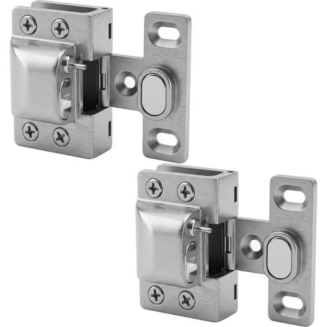 Charnières porte verre, Acier inox 304, Fermeture douce (1/5)