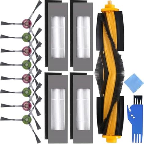 Remplacement pour Yeedi Vac 2 Pro/Vac Max/Vac Hybrid/Vac Station, pour Ecovacs Deebot Ozmo T8 / T8 AiVi / N8 / N8 Pro / N8 Pro+ / N10 Plus Robot Aspirateur Principal à Brosse Latérale (1/5)