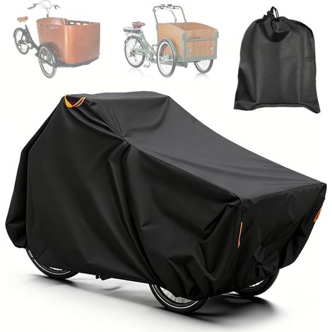 Housse de protection pour vélo de charge - 220 x 100 x 110 cm - Étanche - En Oxford 420D - Pour adultes (1/5)