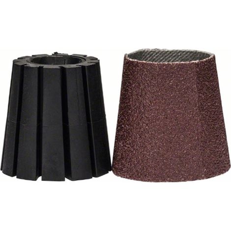 BOSCH ACCESORIOS DE SISTEMA TEXORO SET DE SOPORTE Y BANDA DE LIJA (CONICA) 80