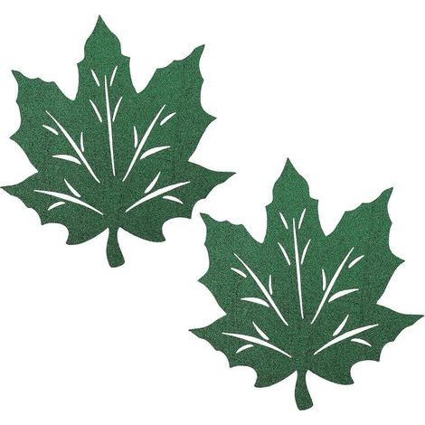 Set mit 2 Vlies-Tischsets für Thanksgiving, Tischdekoration – 30,00 x 28,00 x 0,20 cm – Grün (1/4)