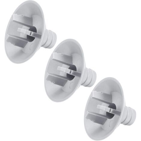 sourcing map Climatisateur Vidange Tuyau Connecteur 25mm Tube Droit Raccord Remplacement Pièce Accessoires pour Mini-Split Fenêtre AC, Gris Paquet de 3 (1/5)