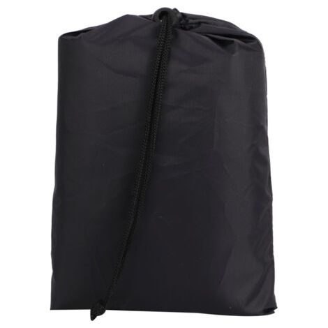 QORVA-Housse de protection anti-poussière pour meubles de couverture de lit pliante portable noire pour utilisation extérieure intérieure85x33x107cm