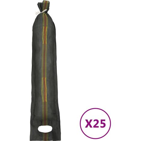 Sacs de sable 25 pcs vert foncé 103x25 cm PEHD CFW281089 (1/5)