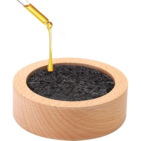 Diffusore di oli essenziali in legno, aspetto elegante, diffusore di oli profumati in pietra, adatto per auto, soggiorno e camera da letto. (1/5)