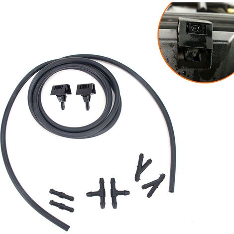 JOORRTPassend für Nissan Frontscheiben-Wasserdüse Nissan mit Schlauchanschluss-Set 28932-JD000 1 Paar Wasserdüsen (1/5)