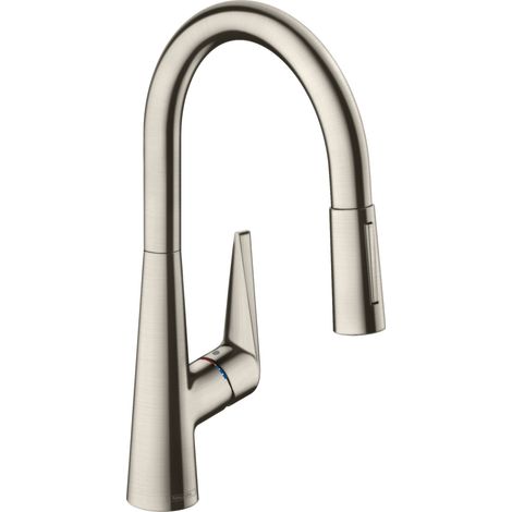 hansgrohe Talis S M51 Einhebel-Küchenmischer 200, Ausziehbrause, (1/5)