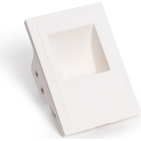 Aplique de Pared Integración Escayola/Pladur para Bombilla LED GU10 PAR11 Corte 103x148 mm Blanco (1/5)