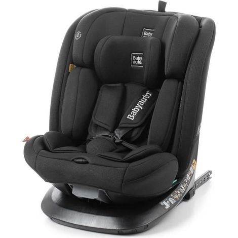 Auto-Kindersitz - BABYAUTO - ACROSS - Gruppe 0/1/2/3 - 40 / 150 cm - I-Size - Isofix - Drehbar - Neigbar - Reducer - Schwarz