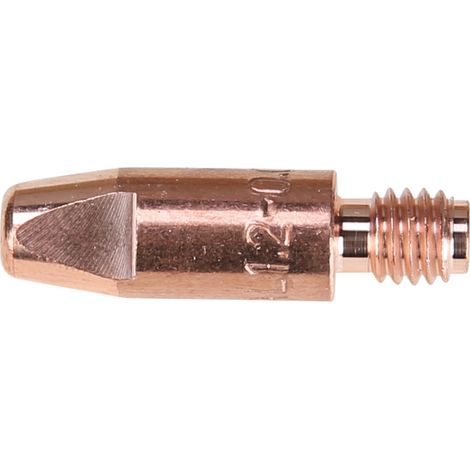 SCHWEIßKRAFT 1052549 Stromdüse E-Cu für Al M6 / 28 mm / Ø 1,2 mm (1/2)