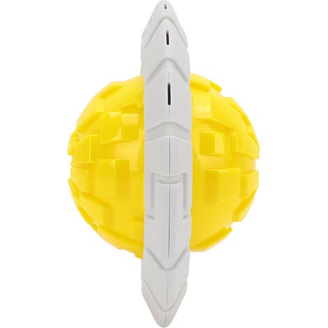 Balle pour chien résistante aux morsures, jouet interactif et couineur pour le nettoyage des dents, utilisable en intérieur et en extérieur (jaune) (1/5)