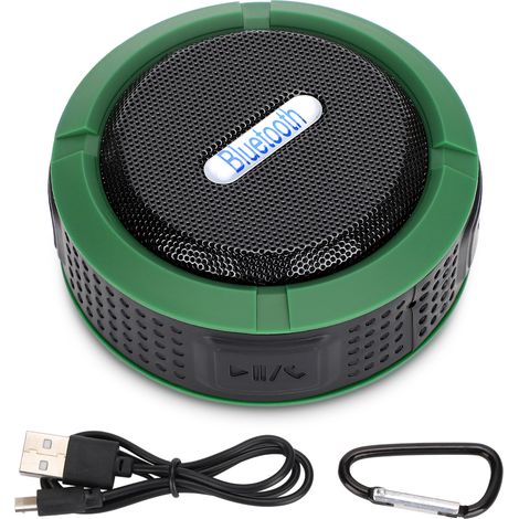 C6 Wasserdichter Bluetooth-Sportlautsprecher, kabellose Audioübertragung für Wandern, Radfahren und Outdoor-Aktivitäten, tragbar mit kraftvollem Bass (1/5)
