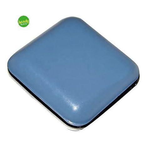 MASIDEF - 8 PEZZI - SCIVOLI PTFE ADESIVIQUADRATI 24X24MM - COLORE GRIGIO (1/2)